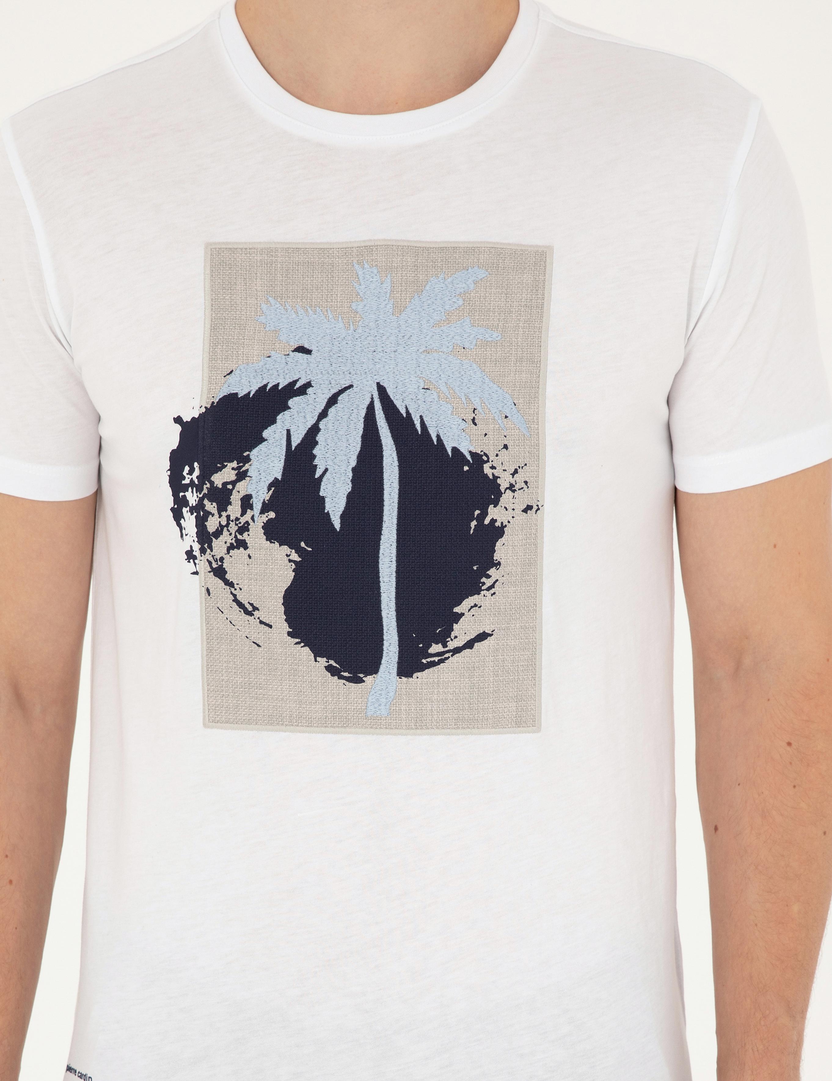 Beyaz Slim Fit Tişört