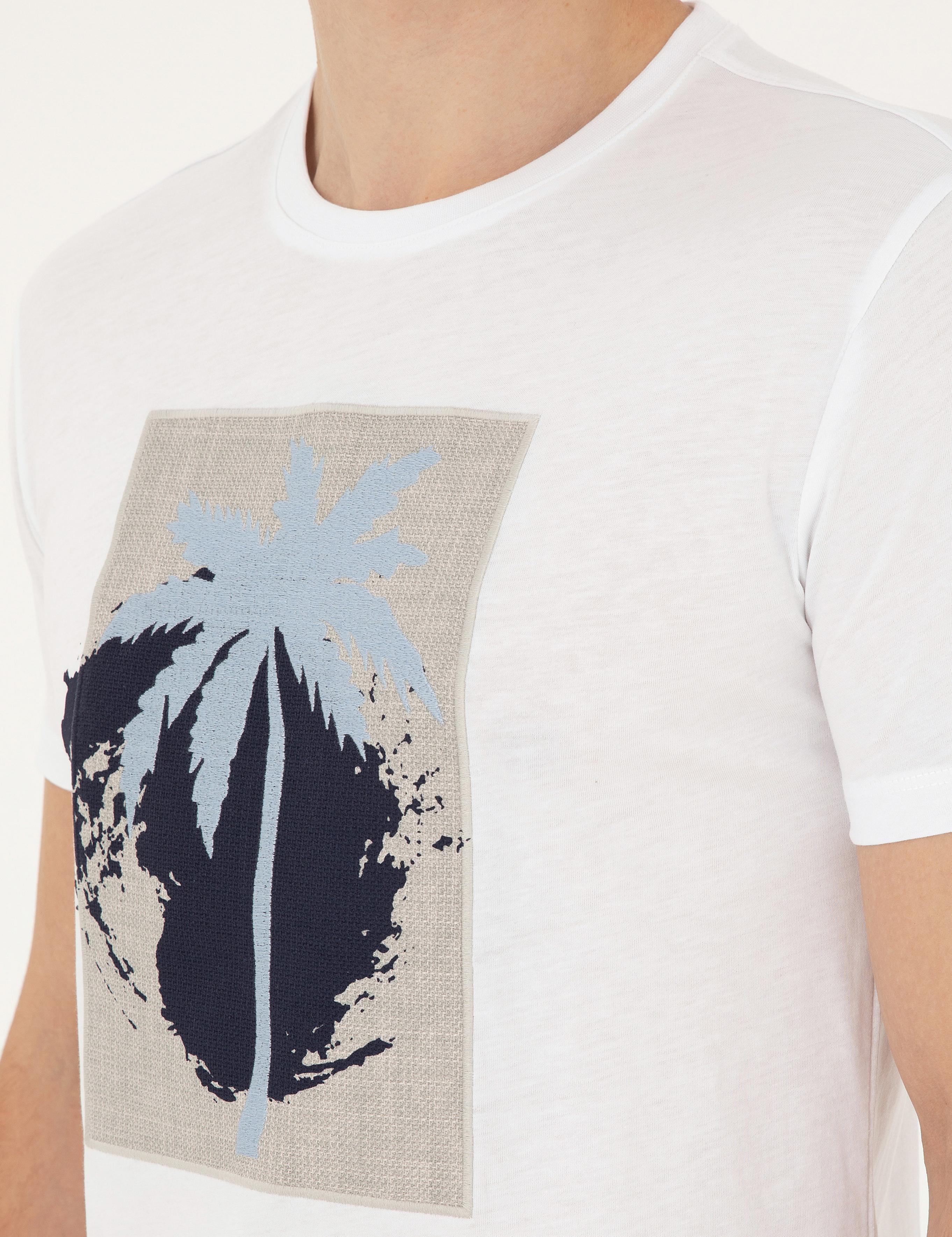 Beyaz Slim Fit Tişört