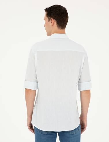 Açık Mavi Regular Fit Uzun Kollu Gömlek