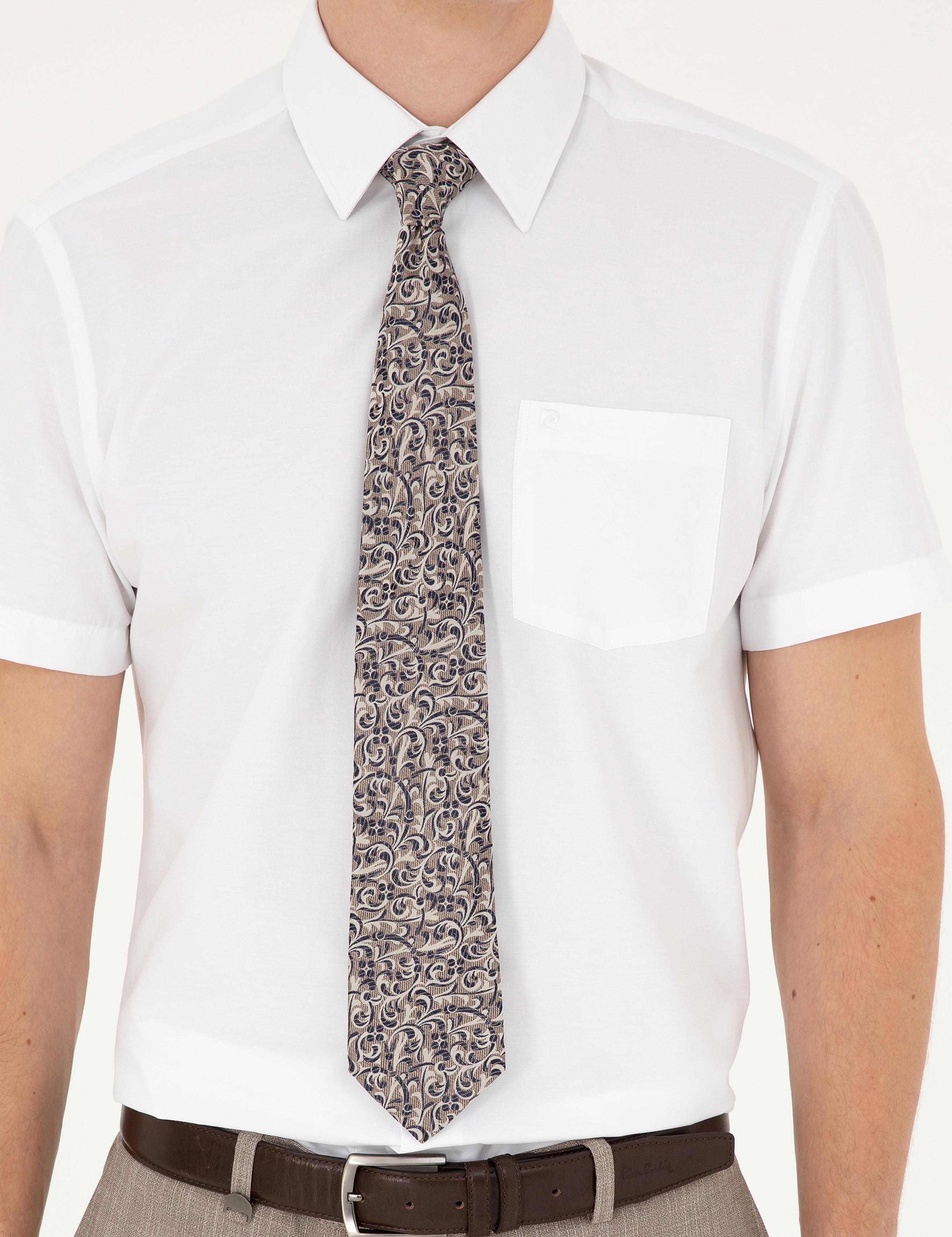 Beyaz Regular Fit Kısa Kollu Basic Gömlek