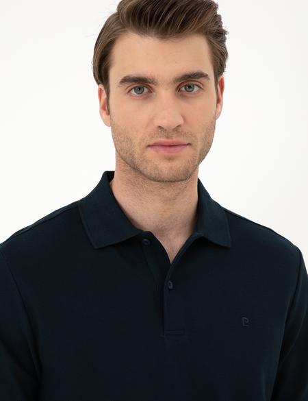 Lacivert Slim Fit Basic Sweatshirt - 50294438023