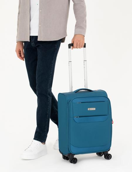 Mavi Kabin Boy Kumaş Valiz - 50293597003