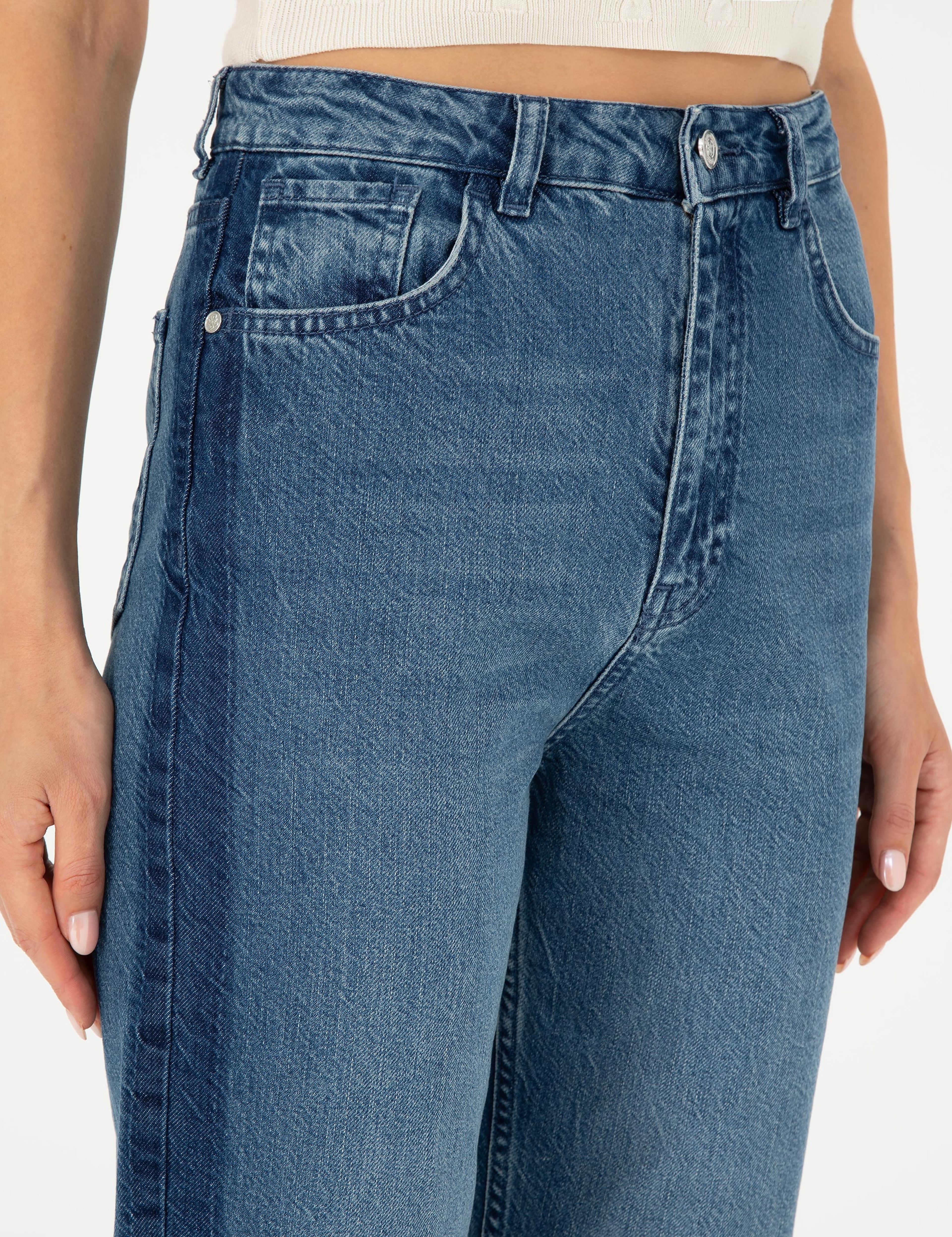Mavi Mom High Waist Fit Jean Pantolon - Image 5
