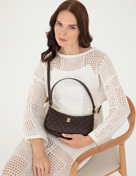 Kahverengi Omuz Çantası - 50297812001