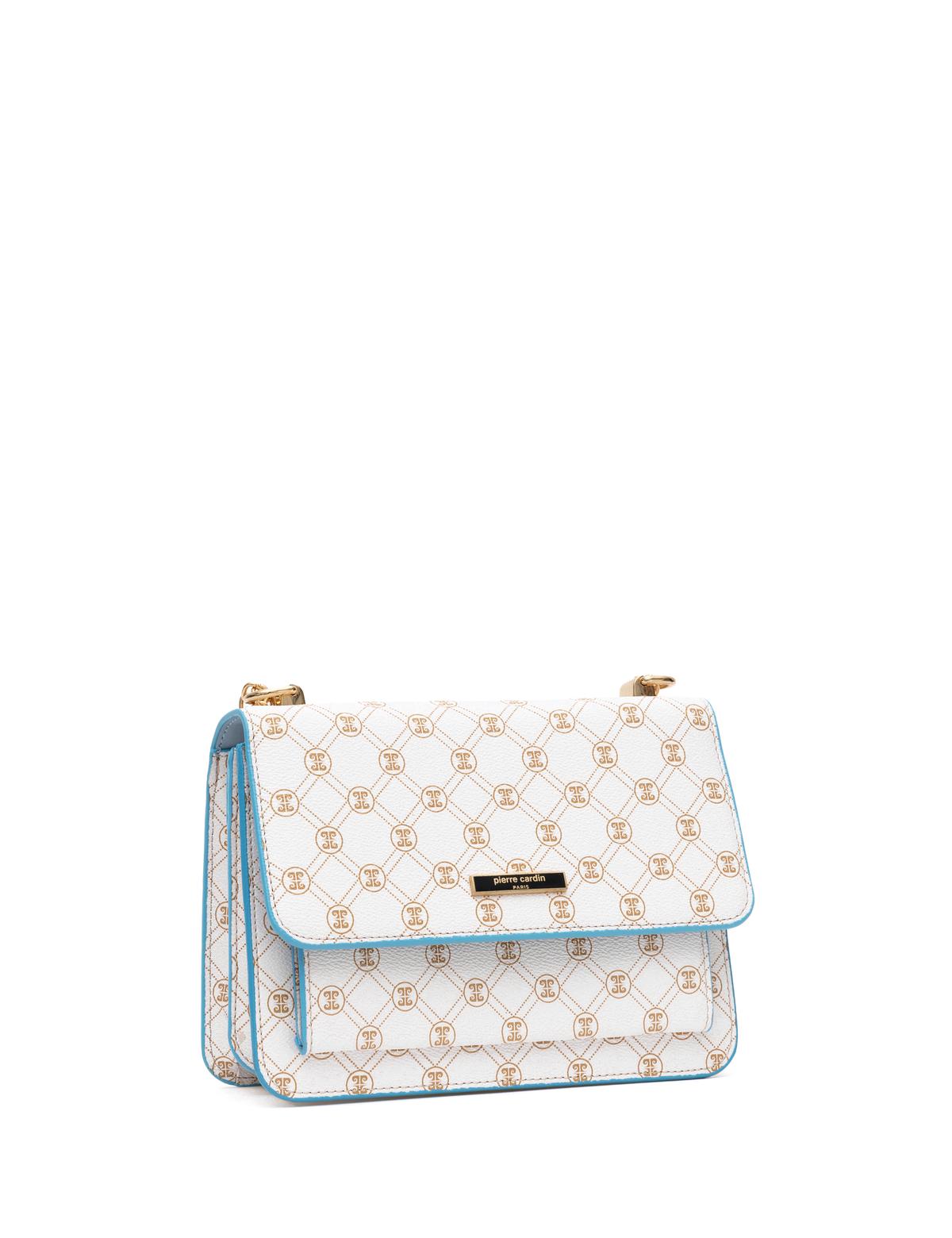 Krem Omuz Çantası - 50288593002