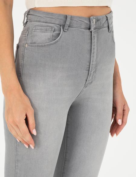 Açık Gri Skinny Fit Jean Pantolon - 50251953001