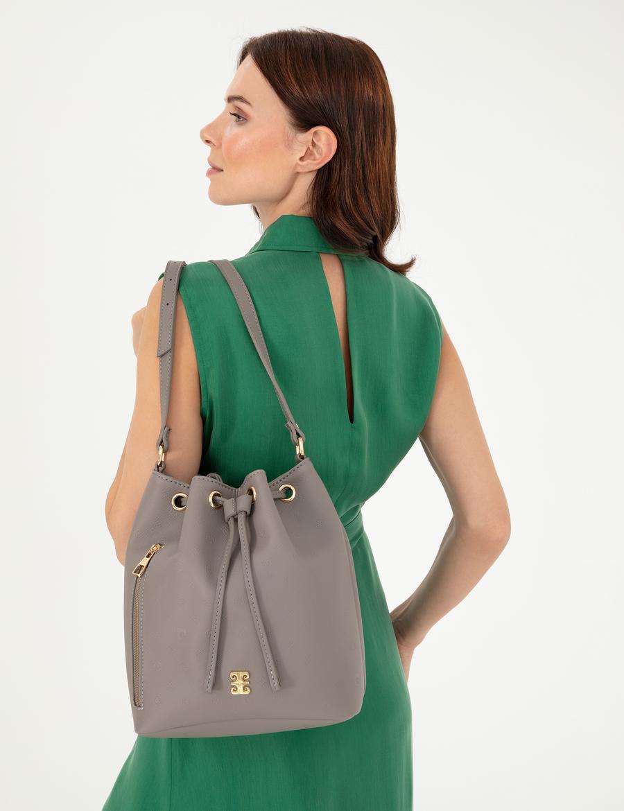 Vizon Büzgülü Çantası