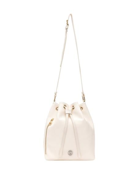 Ekru Büzgülü Çanta - 50279336006