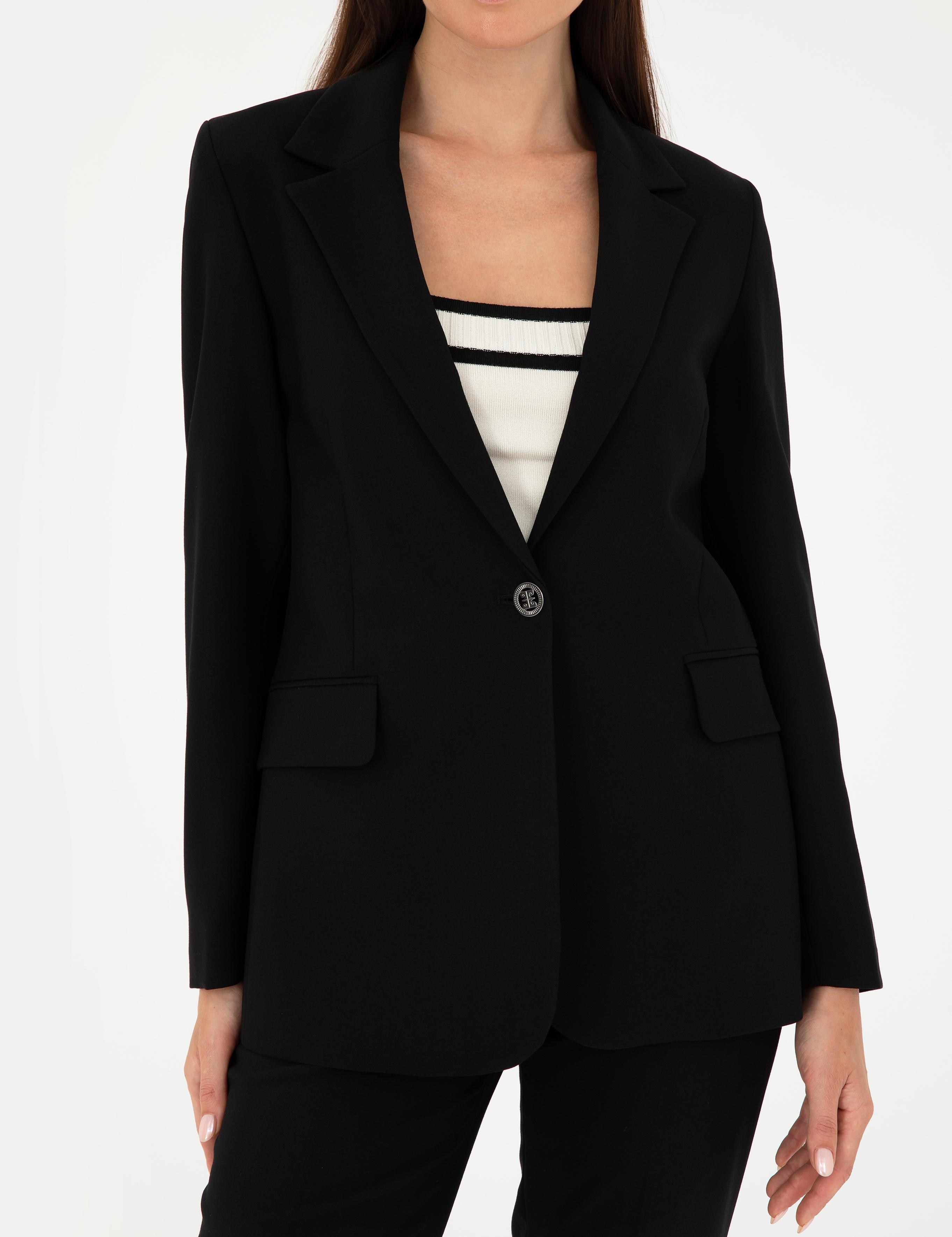 Siyah Slim Fit Ceket