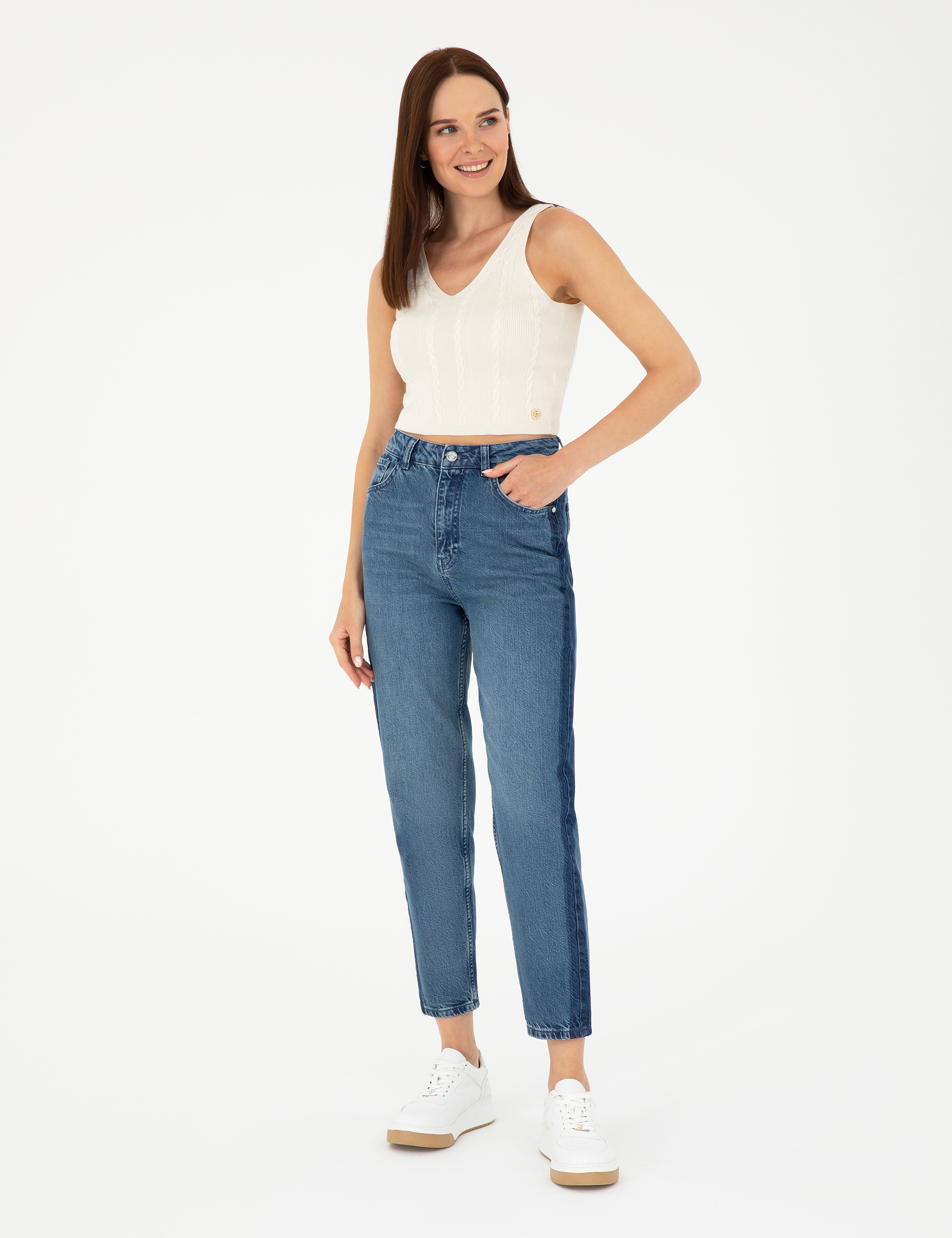 Mavi Mom High Waist Fit Jean Pantolon - Image 1