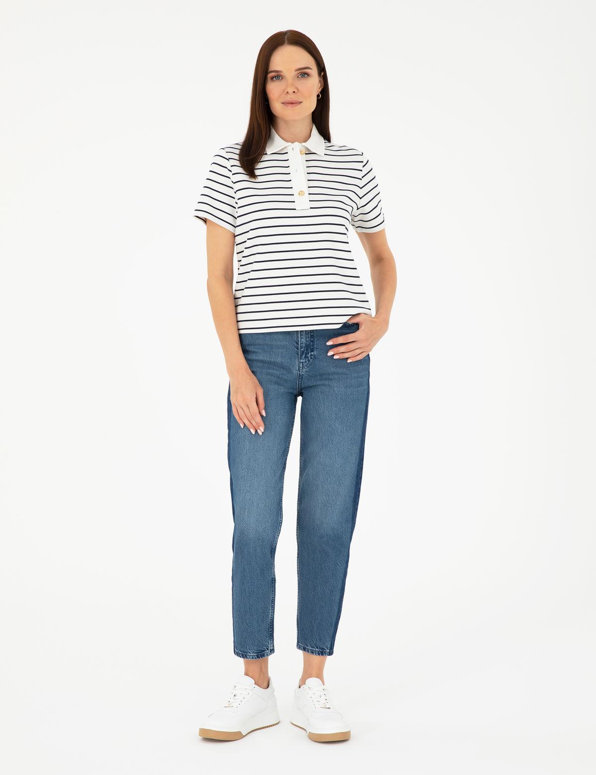 Ekru Regular Fit Polo Yaka Tişört - 50284063004