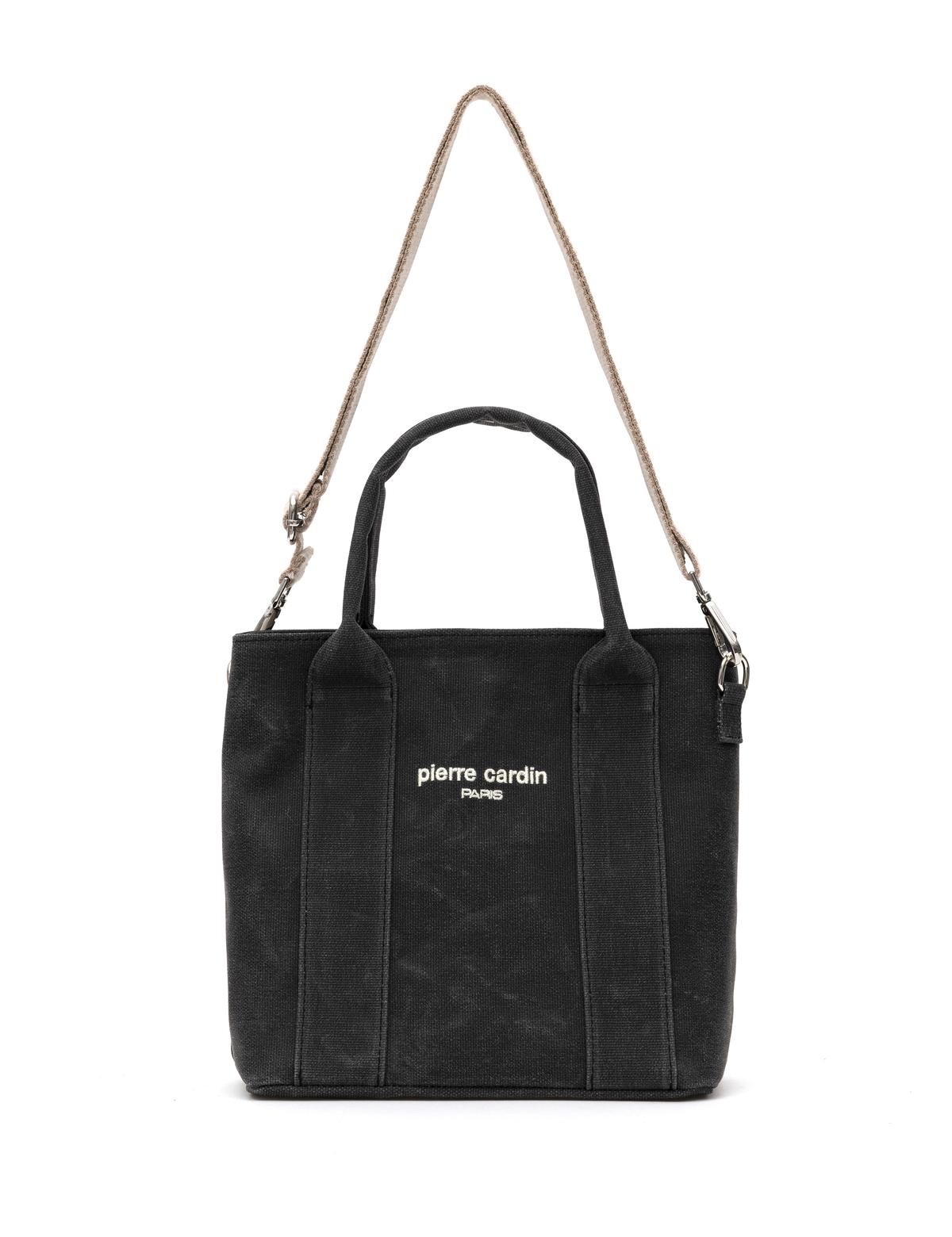 Siyah Kanvas Çantası - 50297748003