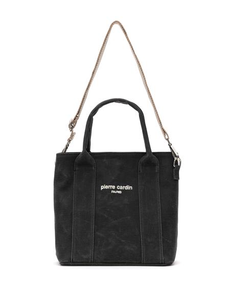 Siyah Kanvas Çantası - 50297748003