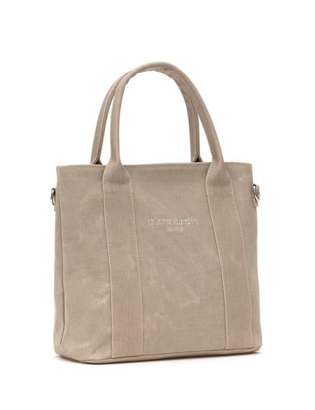 Bej Kanvas Çantası - 50297748004