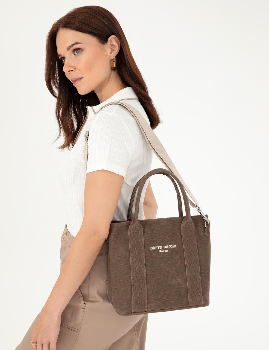 Kahverengi Kanvas Çantası