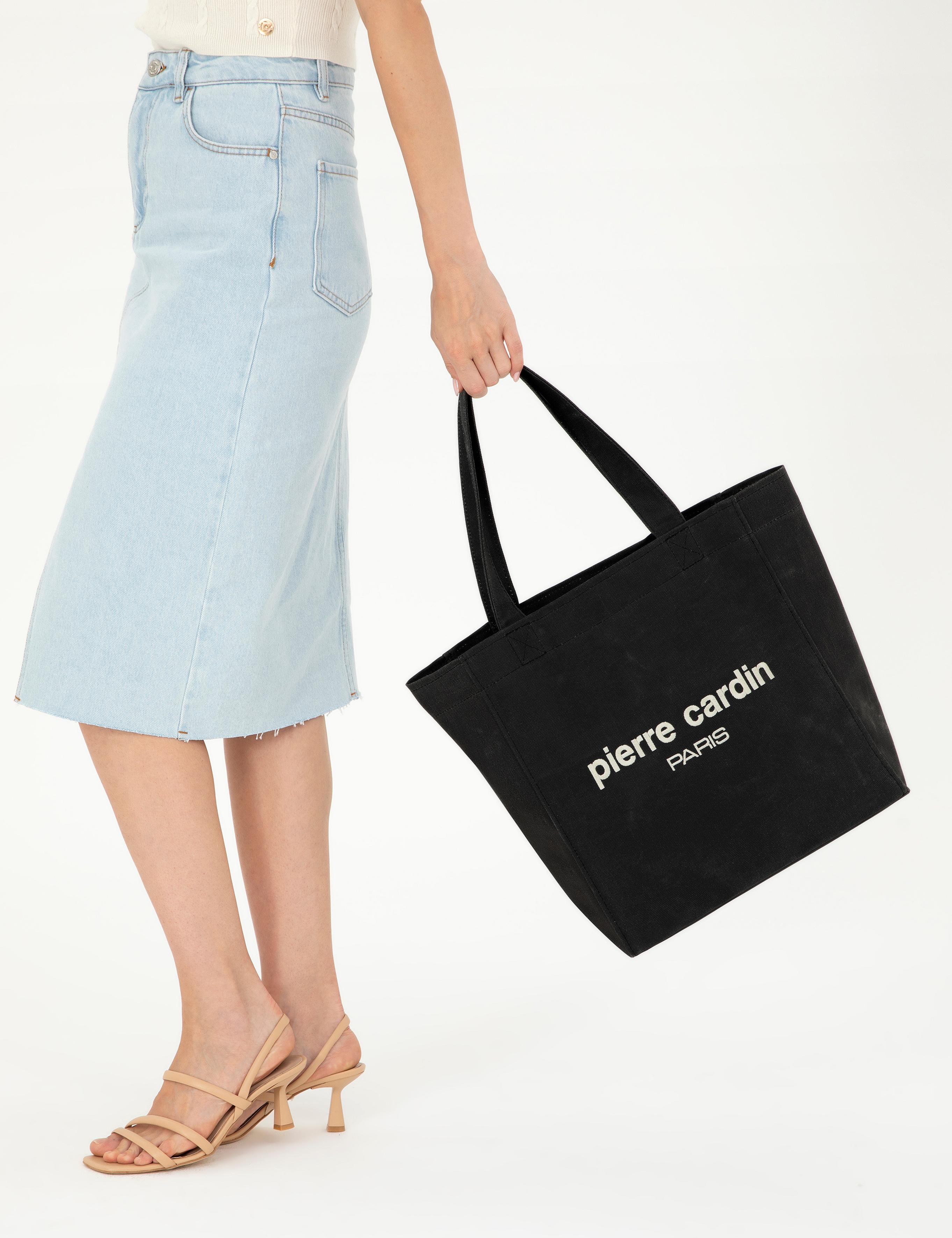 Siyah Kanvas Çantası