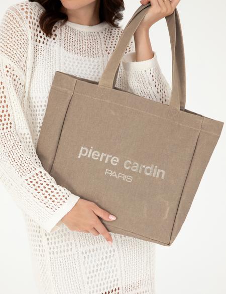 Bej Kanvas Çantası - 50297750004