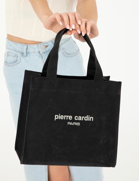 Siyah Kanvas Çantası - 50297751003