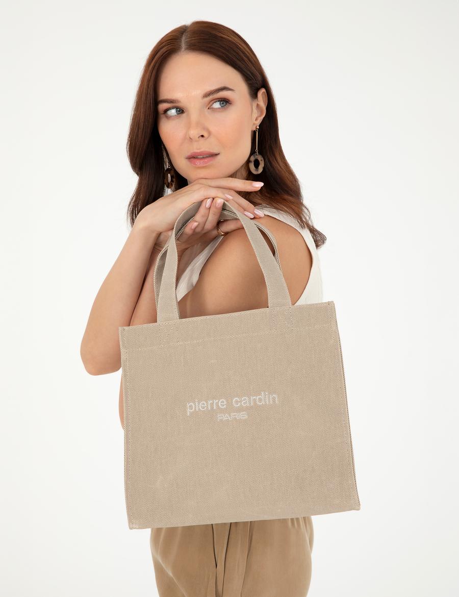 Bej Kanvas Çantası