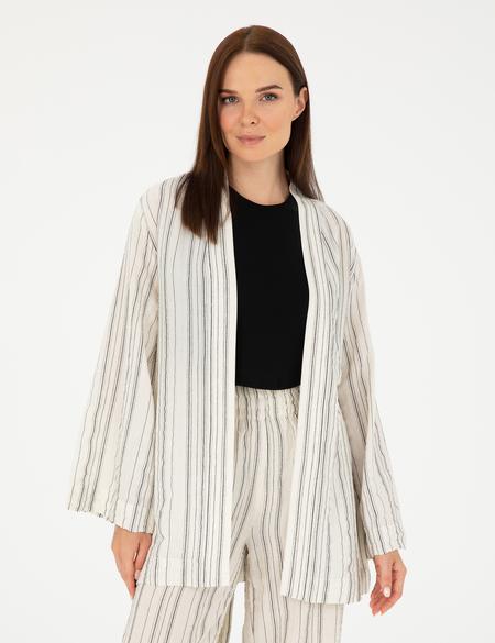 Ekru Comfort Fit Tunik - 50284043042