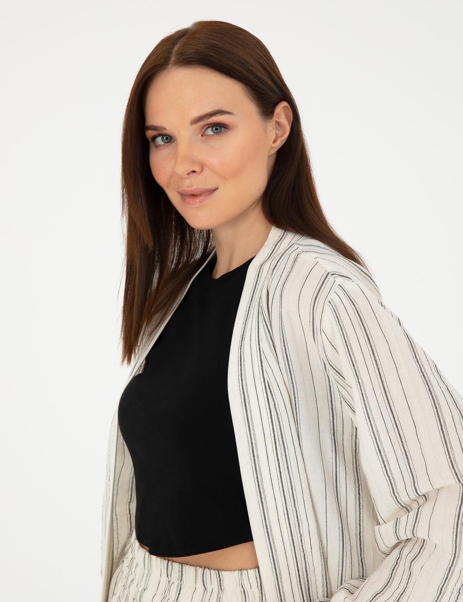 Ekru Comfort Fit Tunik