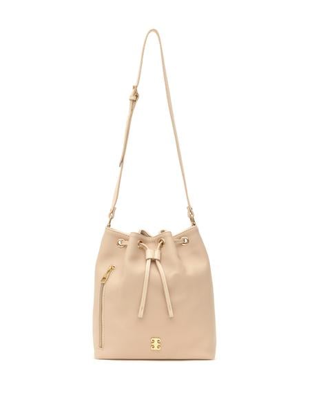 Bej Büzgülü Çantası - 50279336005