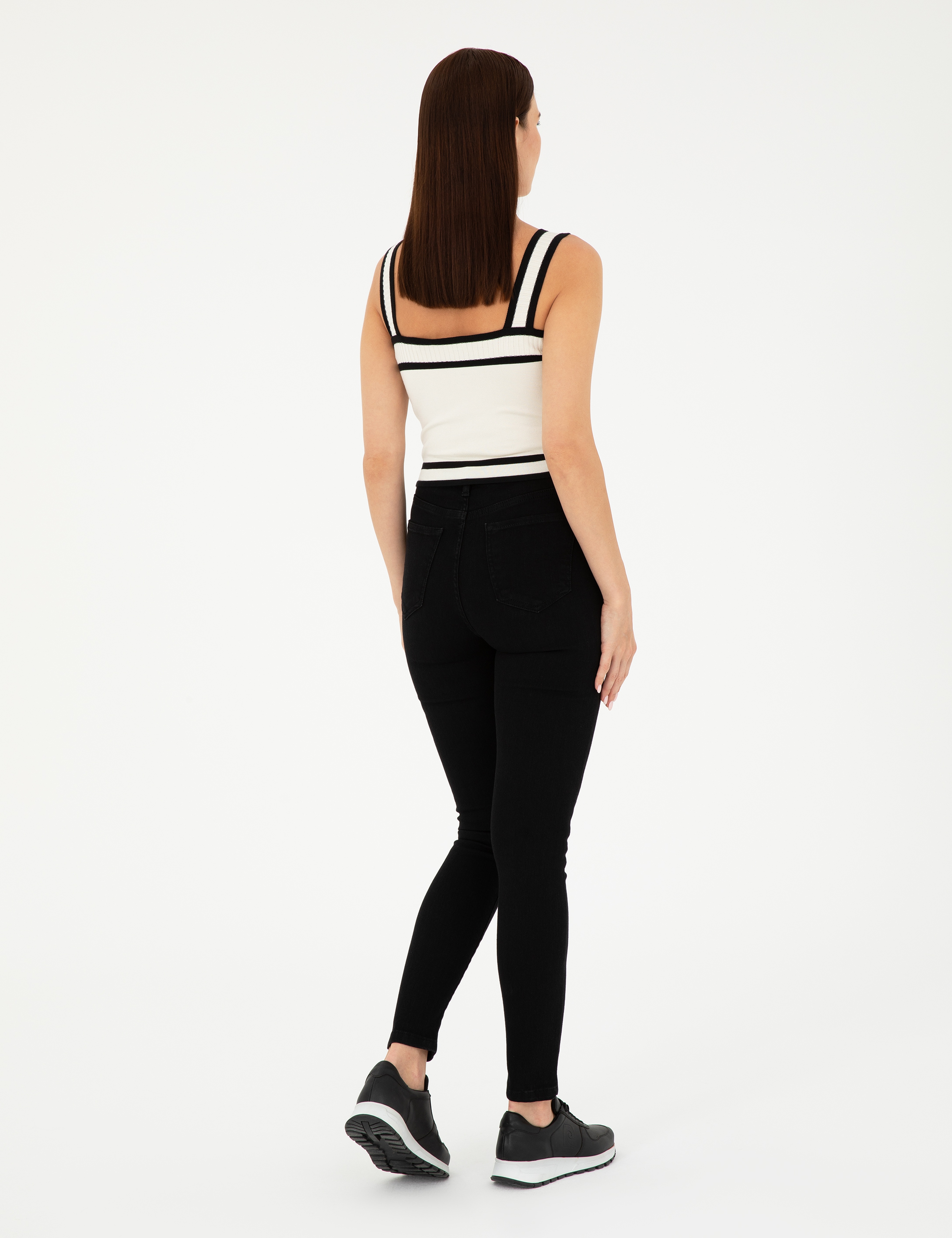 Siyah Skinny Fit Jean Pantolon