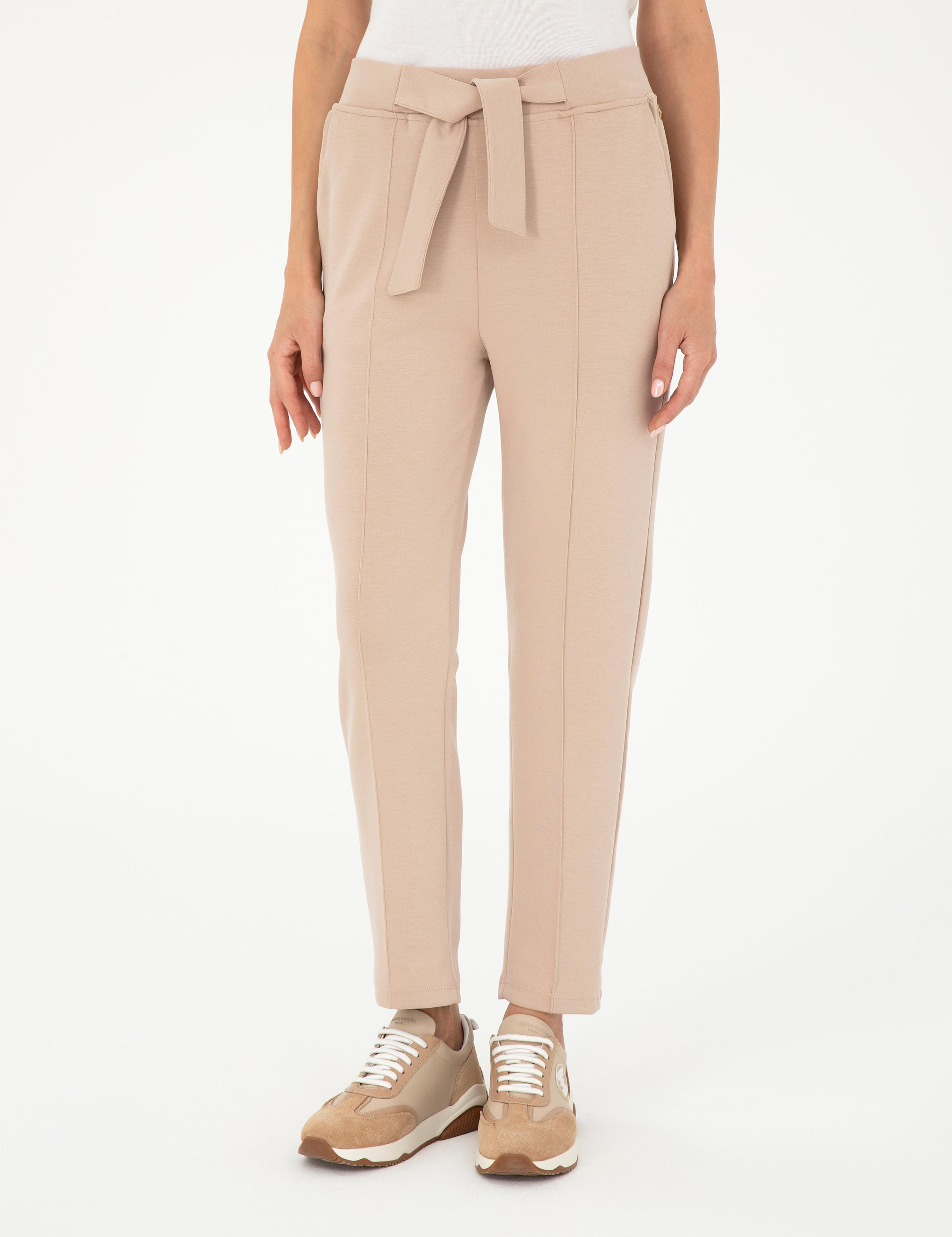 Bej Regular Fit Eşofman Altı