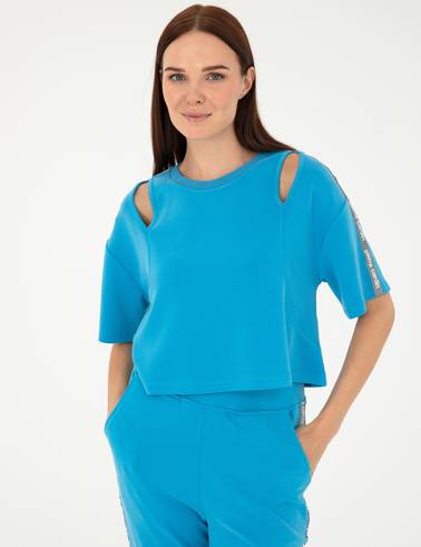 Mavi Comfort Fit Crop Modal Kumaş Sweatshirt