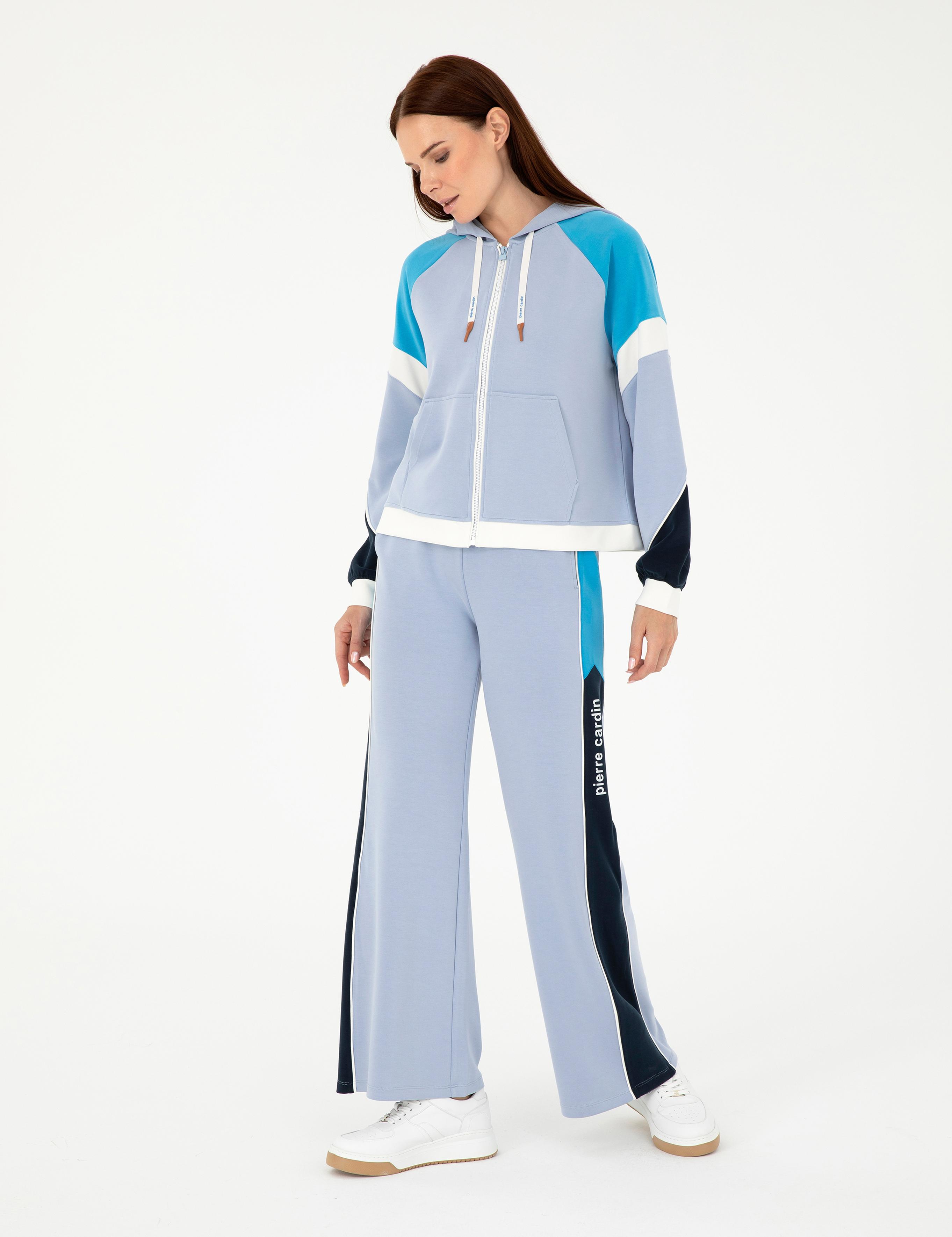 Mavi Flare Fit Eşofman Altı