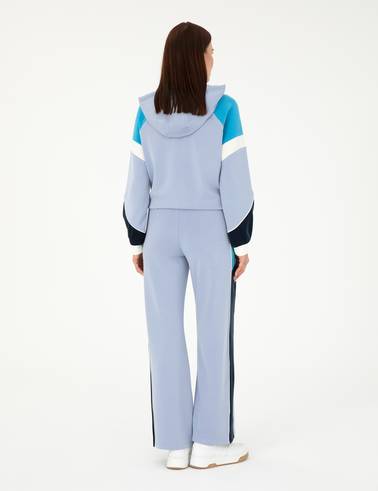 Mavi Flare Fit Eşofman Altı