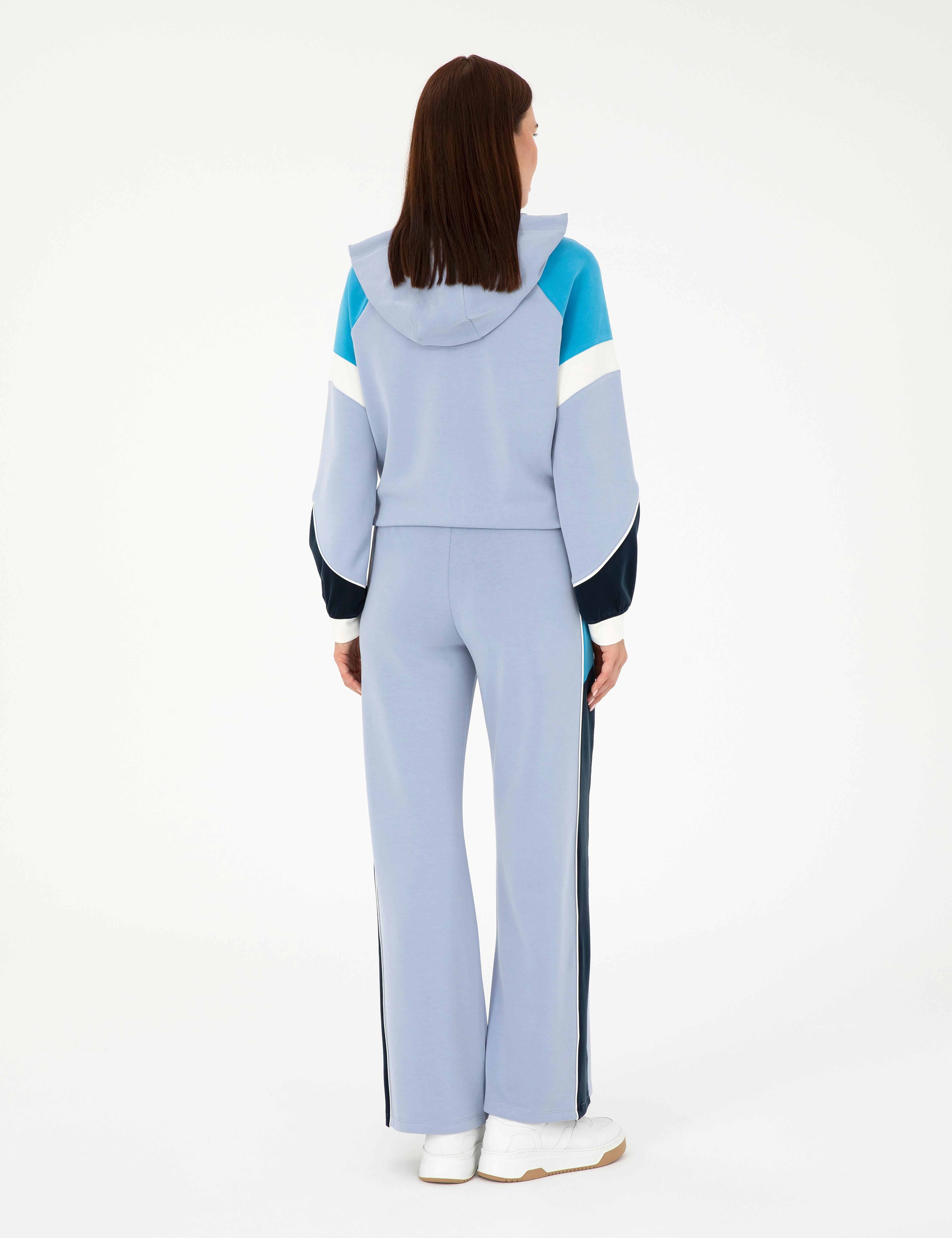 Mavi Flare Fit Eşofman Altı - Image 4