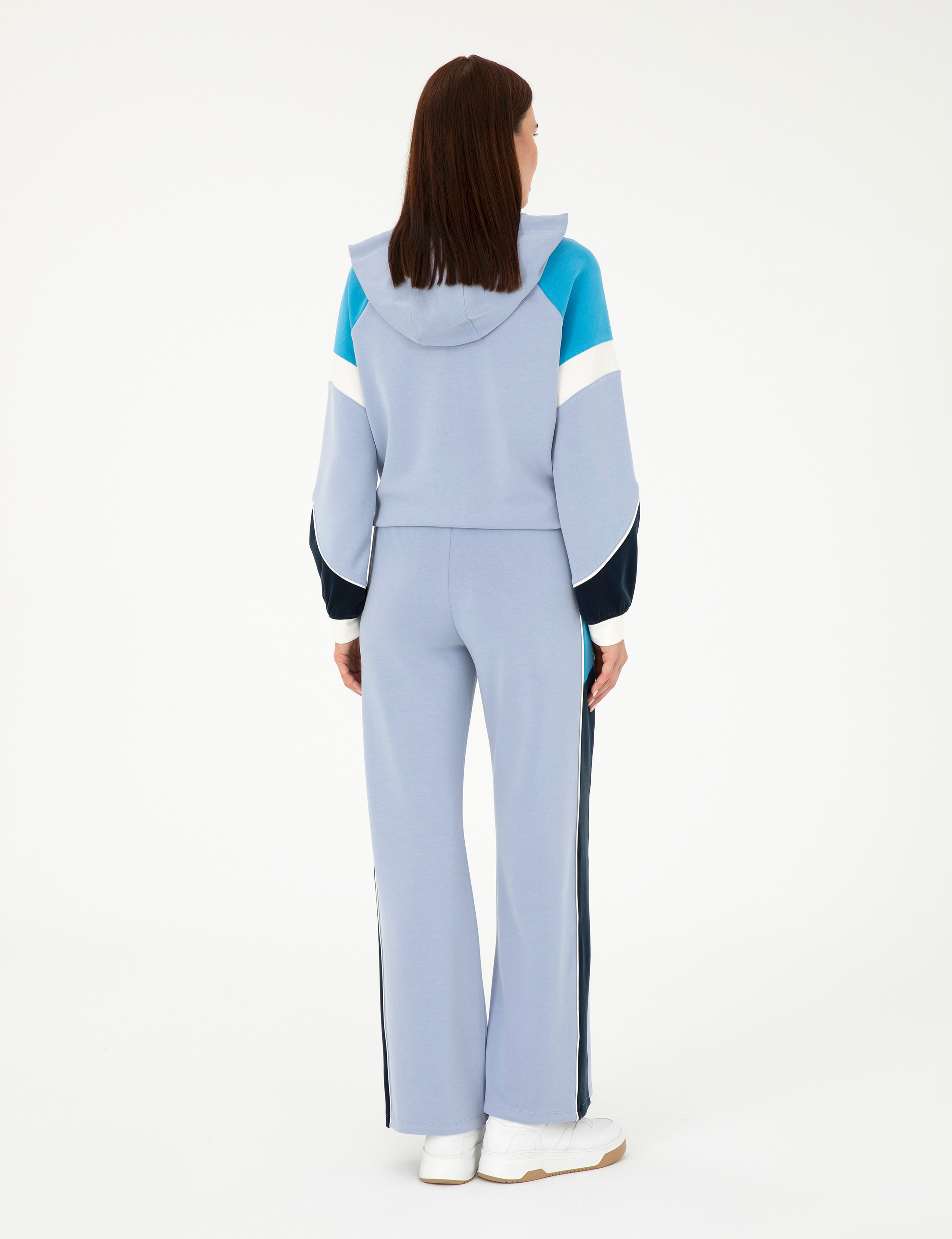 Mavi Flare Fit Eşofman Altı