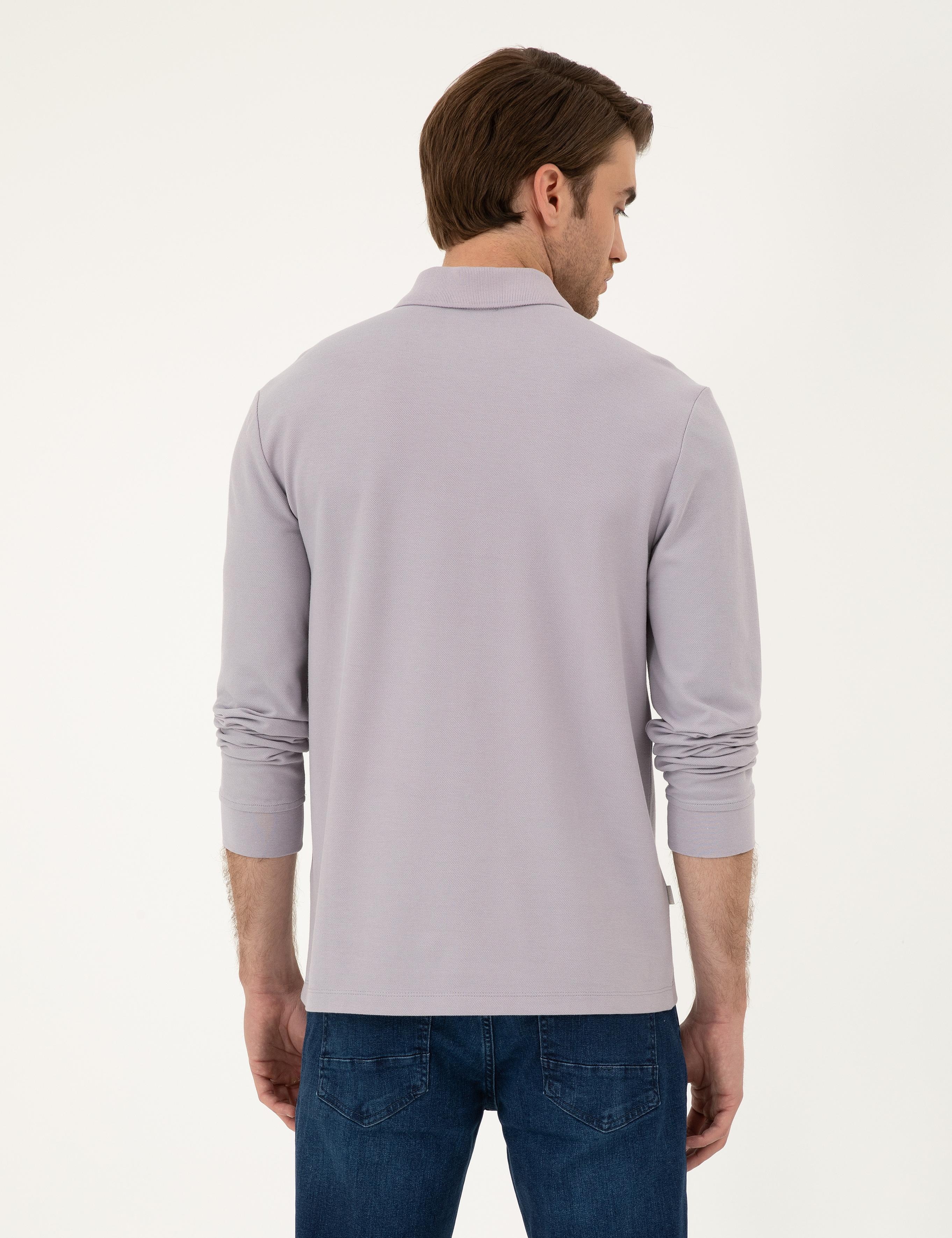 Lila Slim Fit Basic Sweatshirt