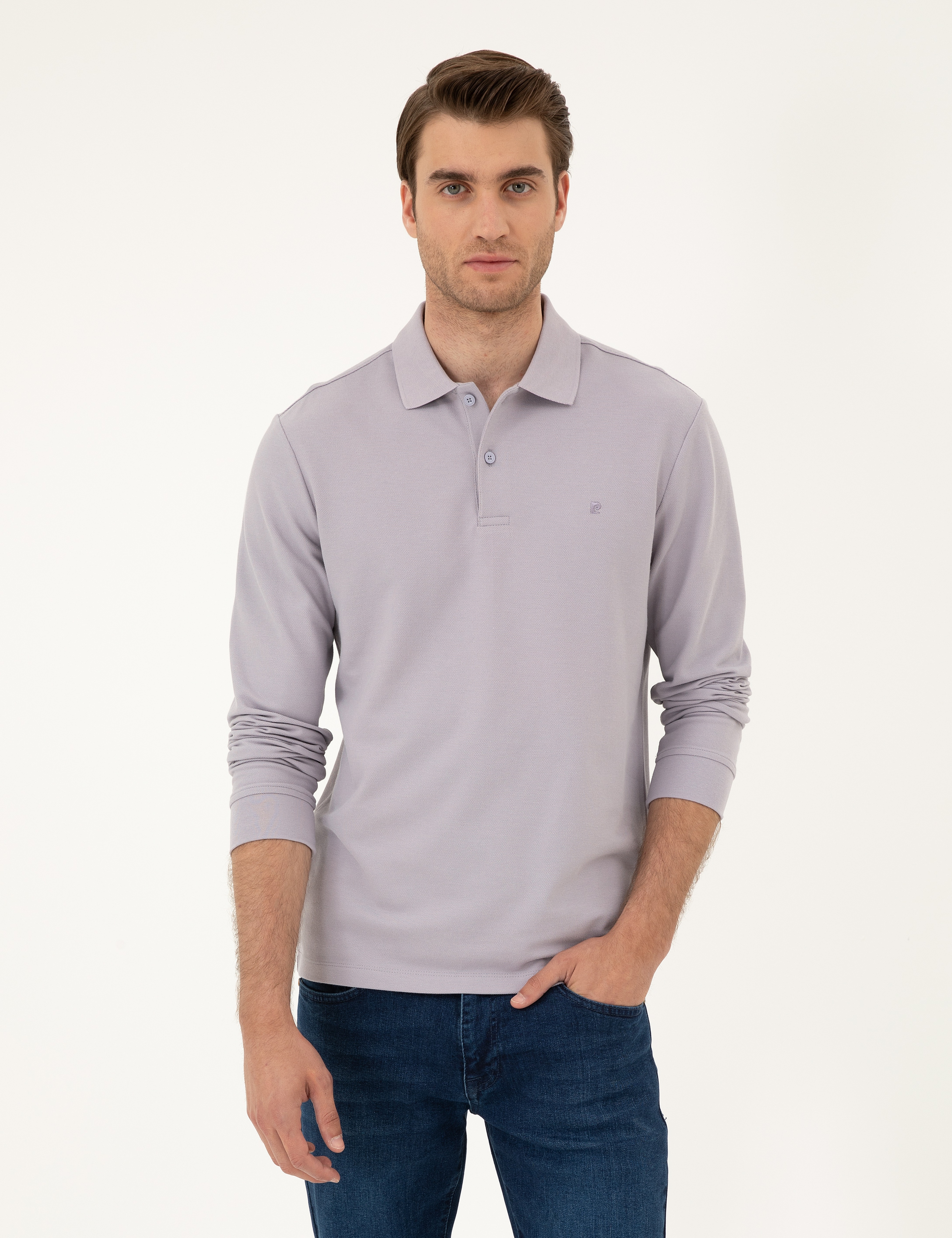 Lila Slim Fit Basic Sweatshirt - Image 1