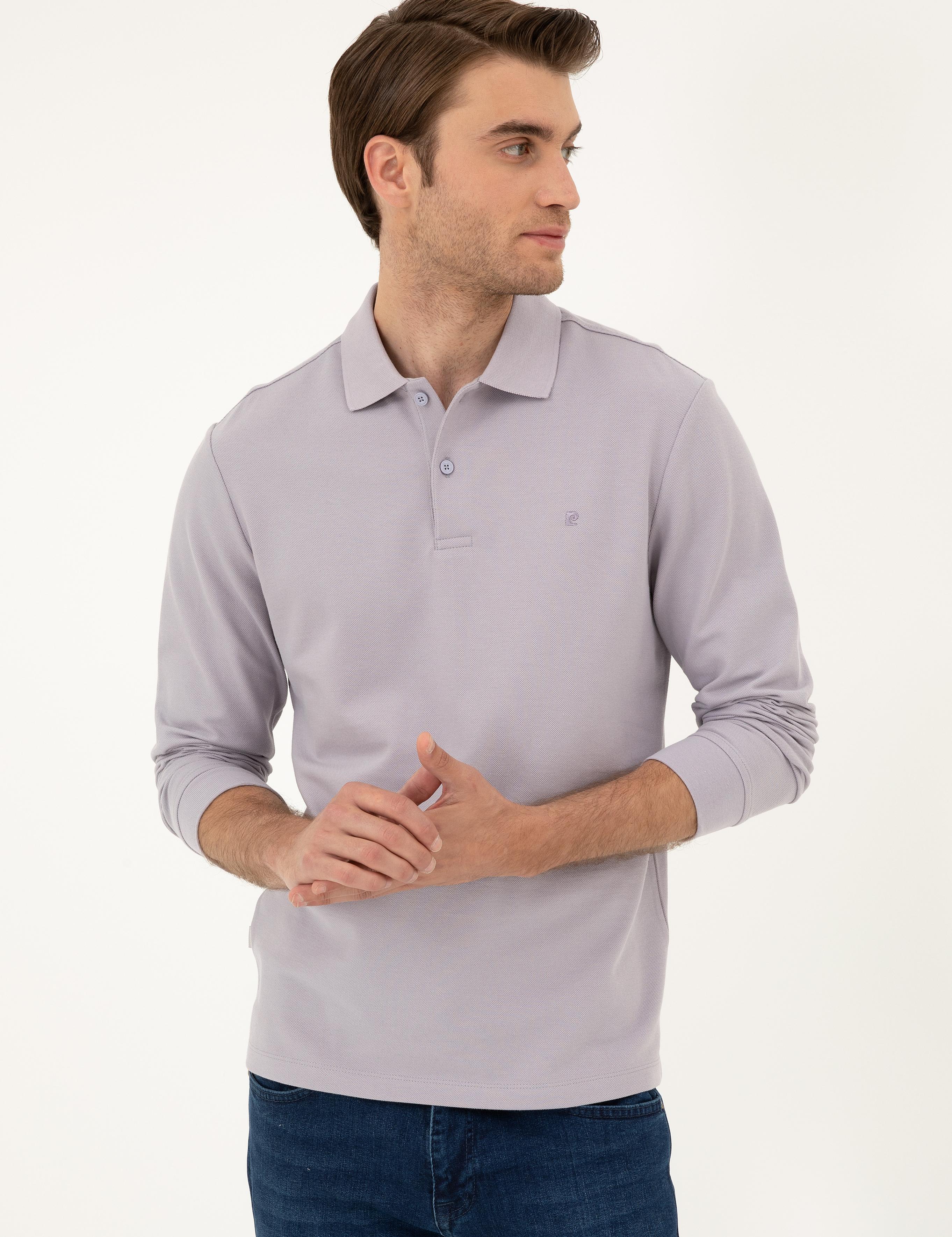 Lila Slim Fit Basic Sweatshirt