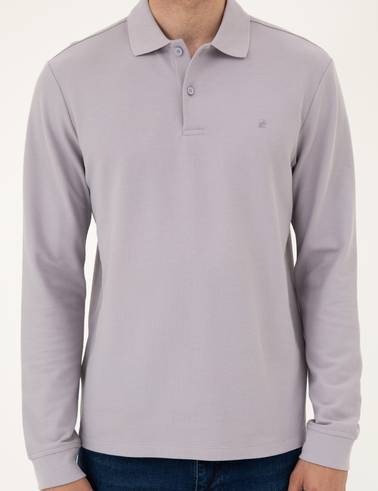 Lila Slim Fit Basic Sweatshirt