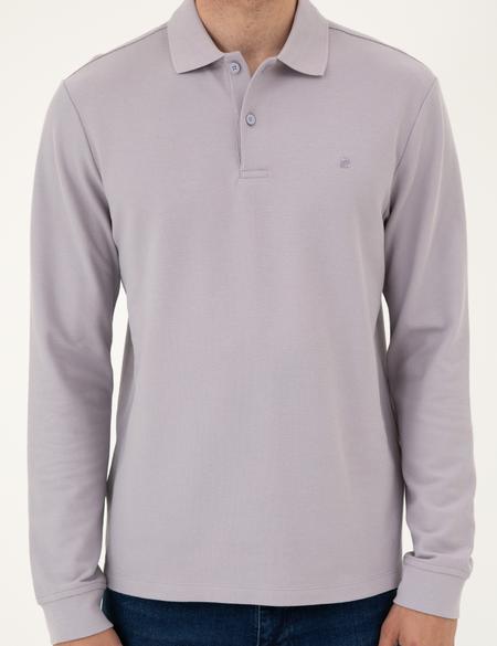 Lila Slim Fit Basic Sweatshirt - 50294438044