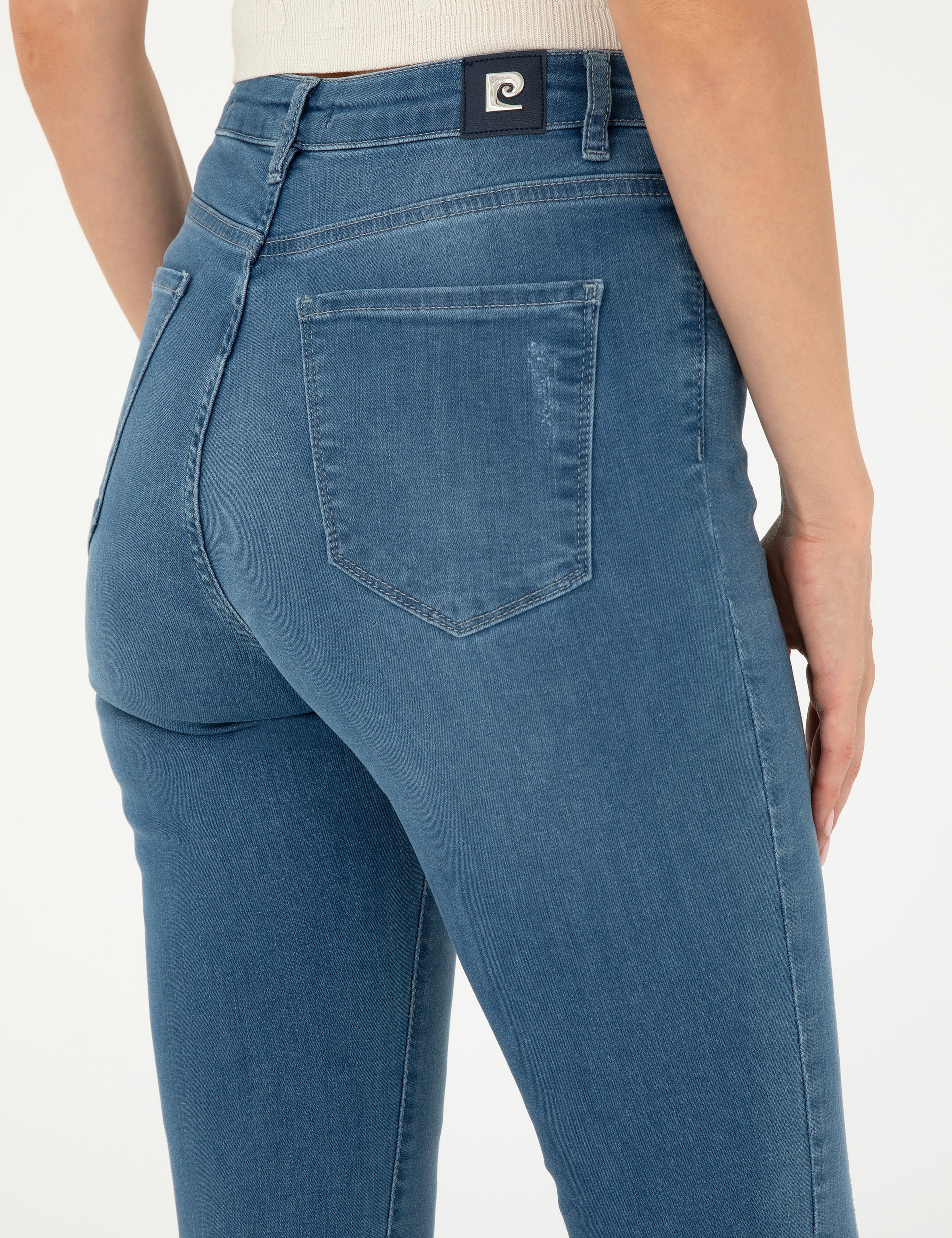 Açık Mavi Slim Fit Jean Pantolon - Image 6