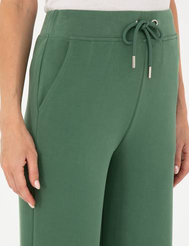 Yeşil Loose Fit Eşofman Altı