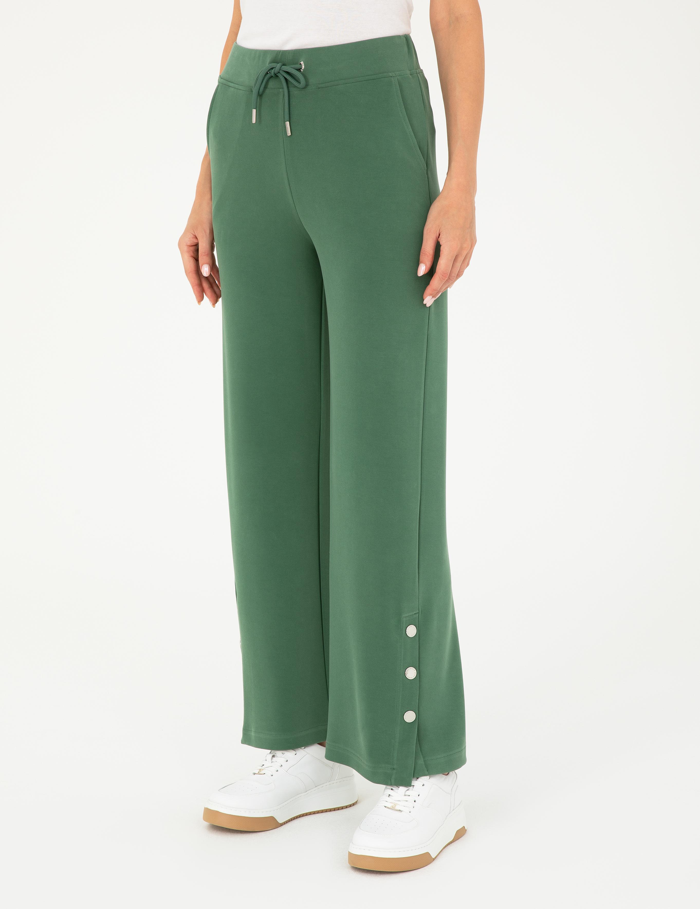 Yeşil Loose Fit Eşofman Altı