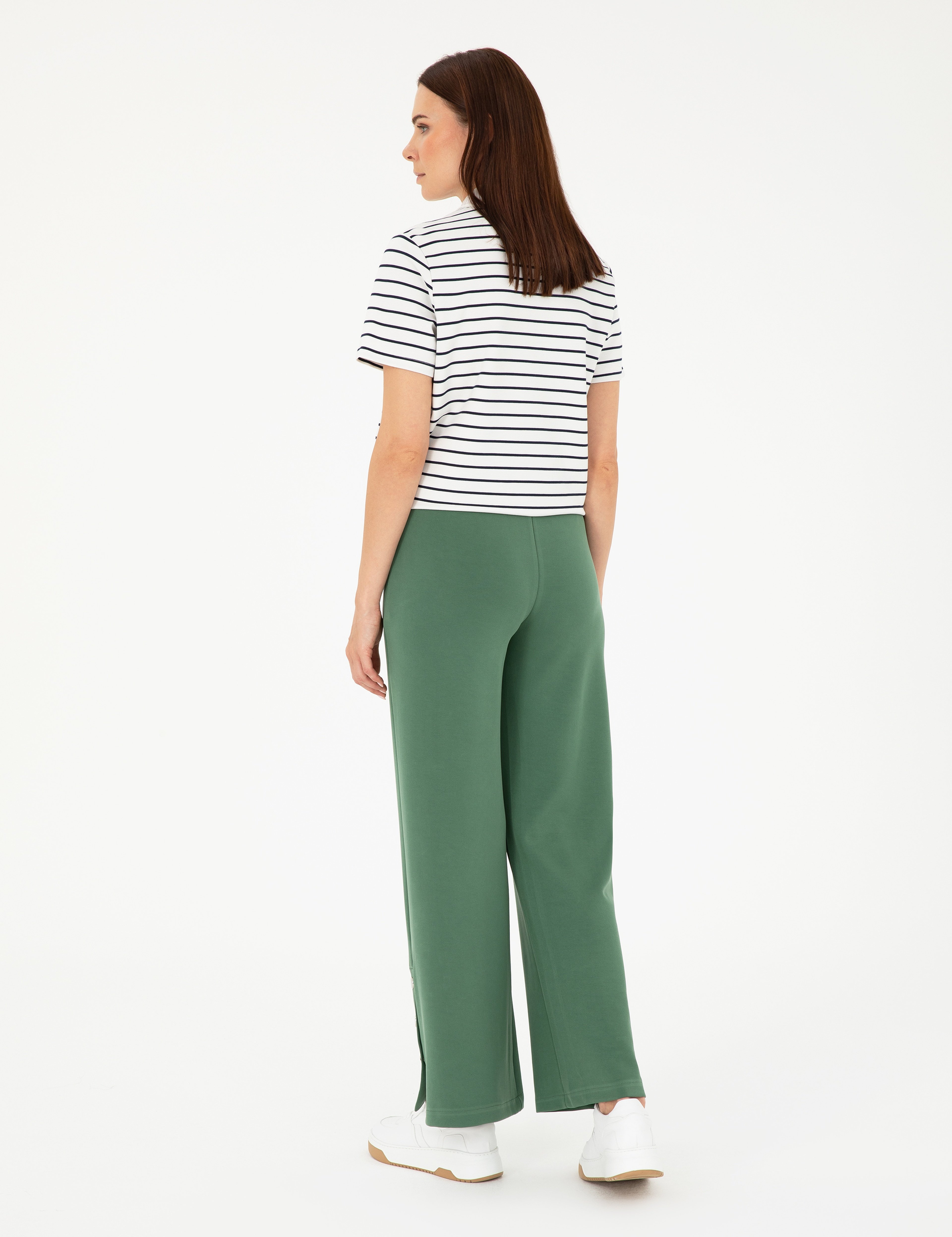 Yeşil Loose Fit Eşofman Altı - Image 4