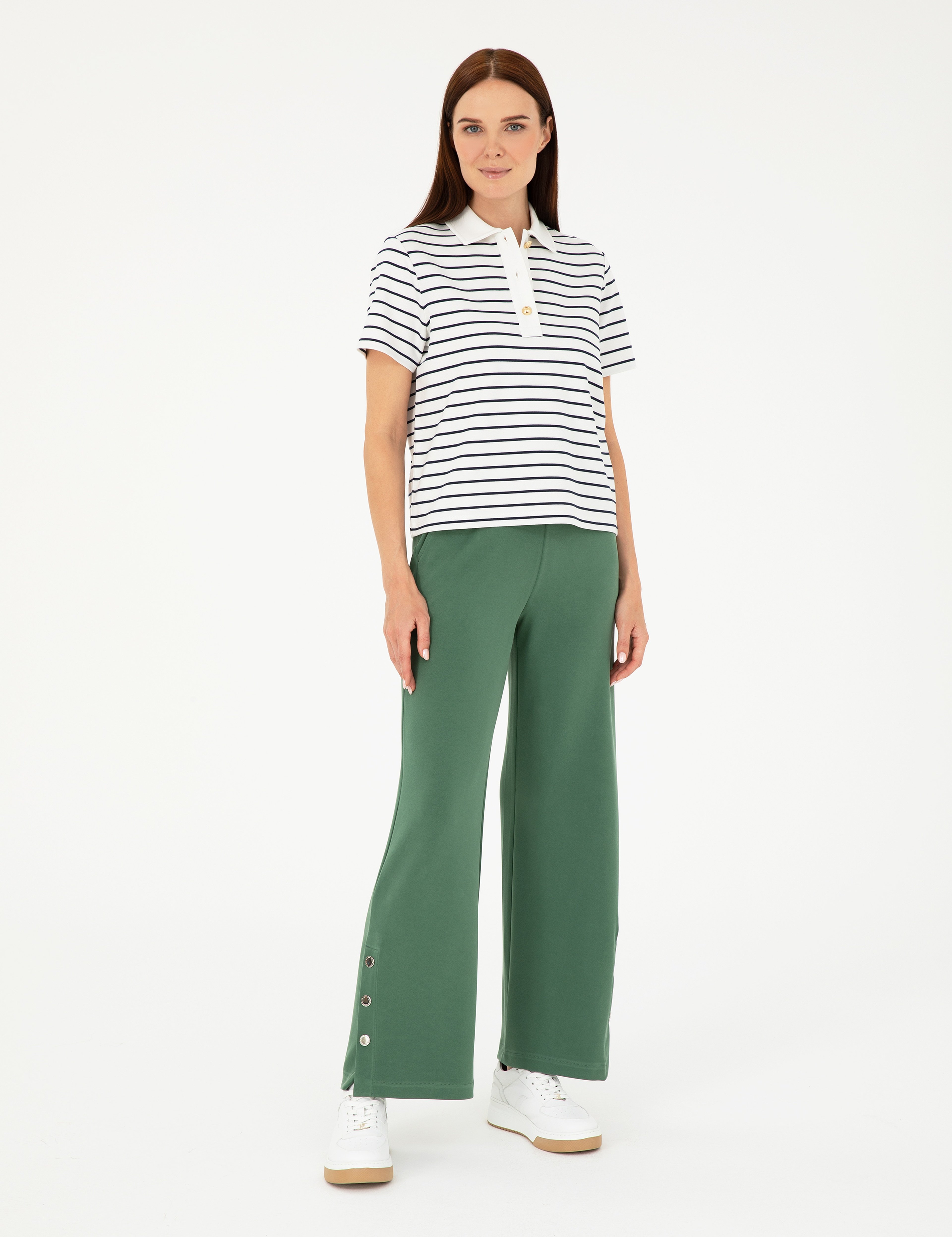 Yeşil Loose Fit Eşofman Altı - Image 3