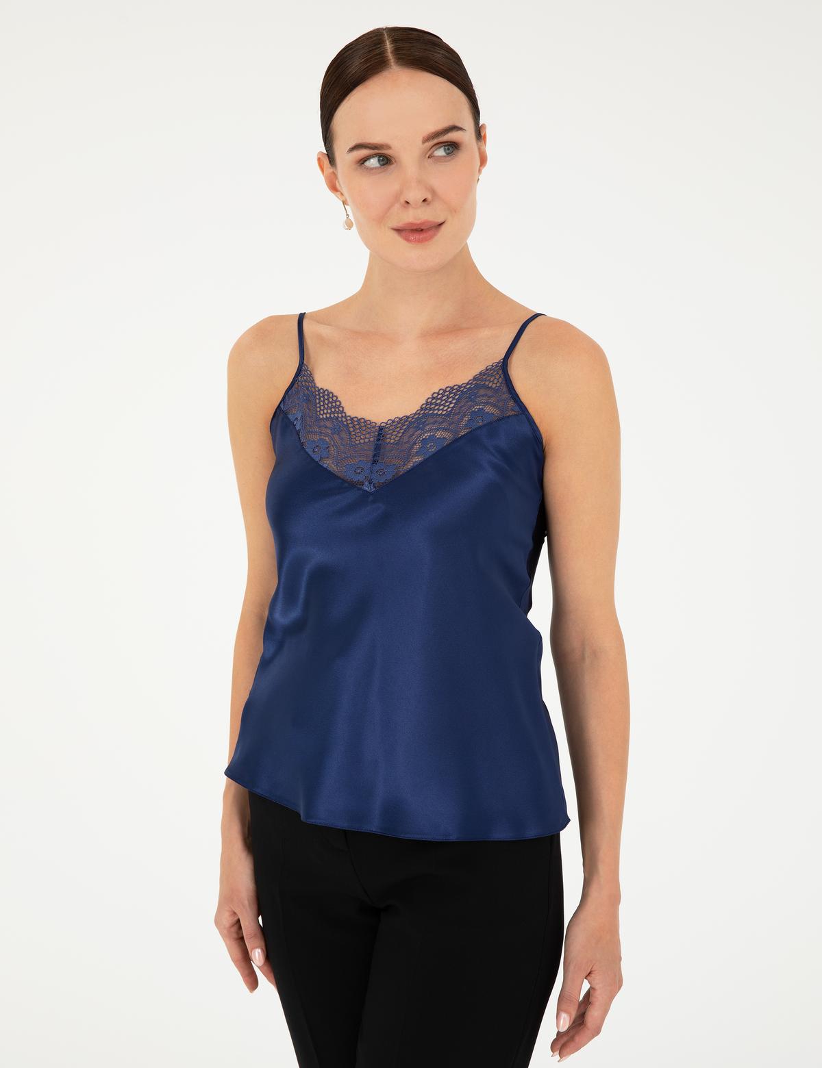 Lacivert Bluz - 50215283001