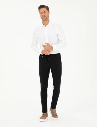 Siyah Klasik Jogger Pantolon