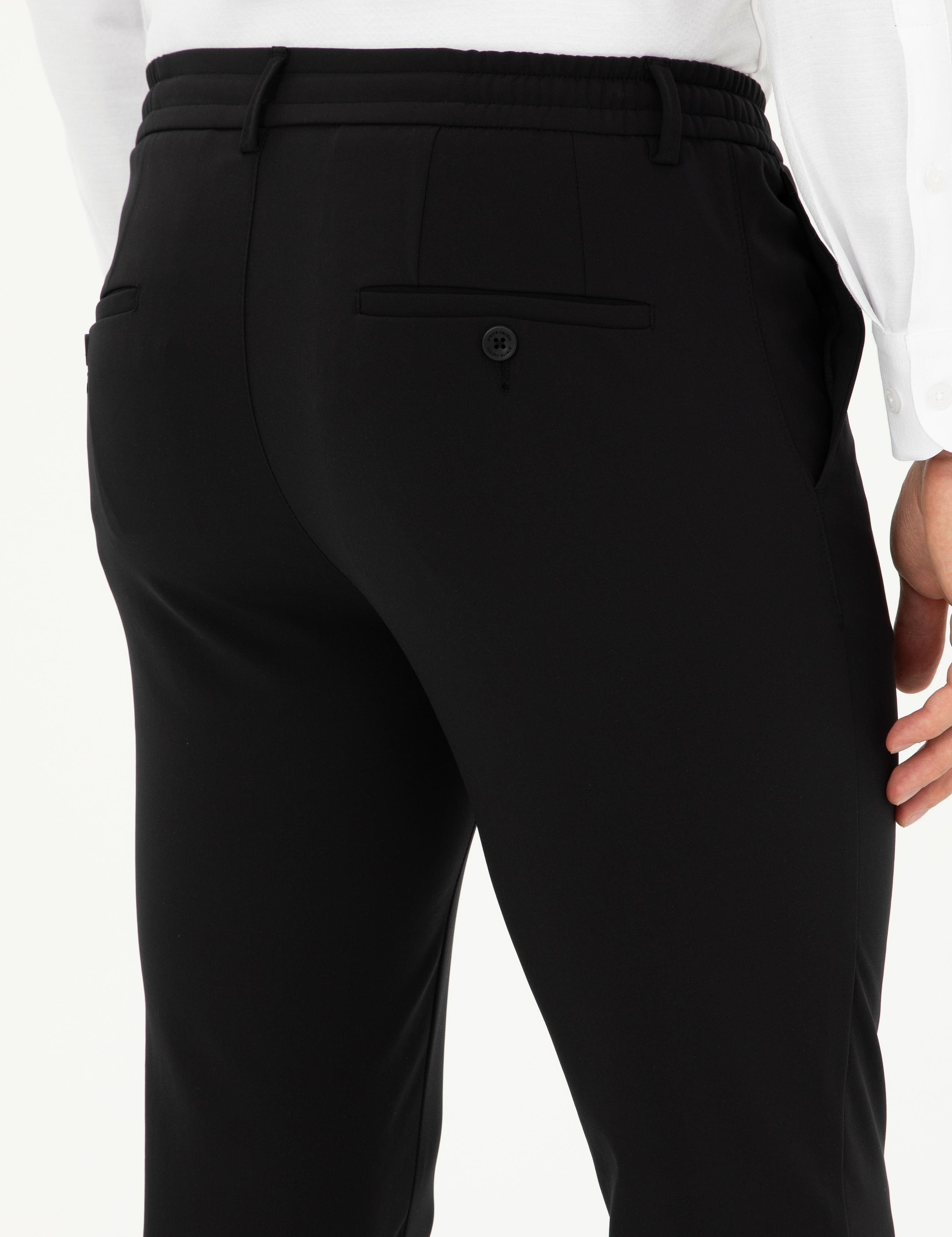 Siyah Klasik Jogger Pantolon