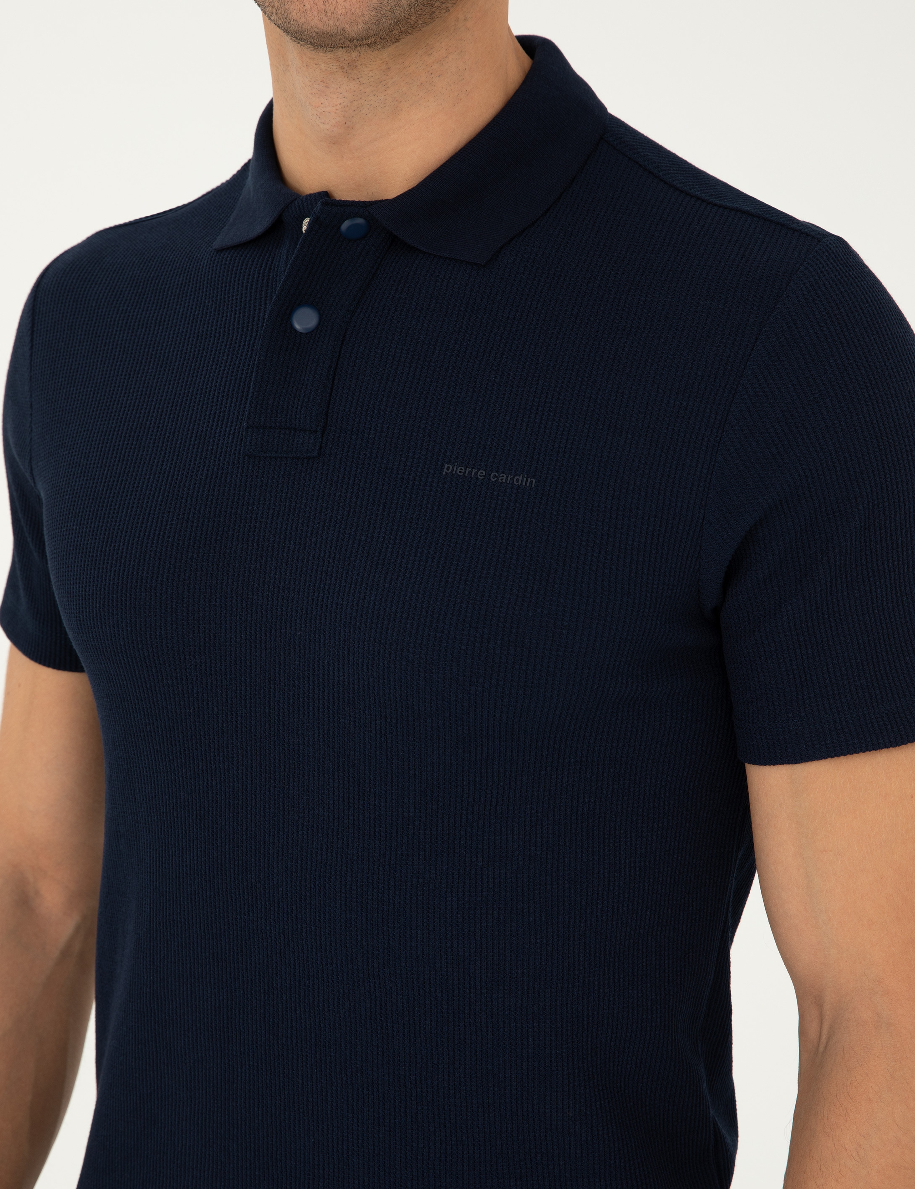 Lacivert Slim Fit Tişört - Image 7