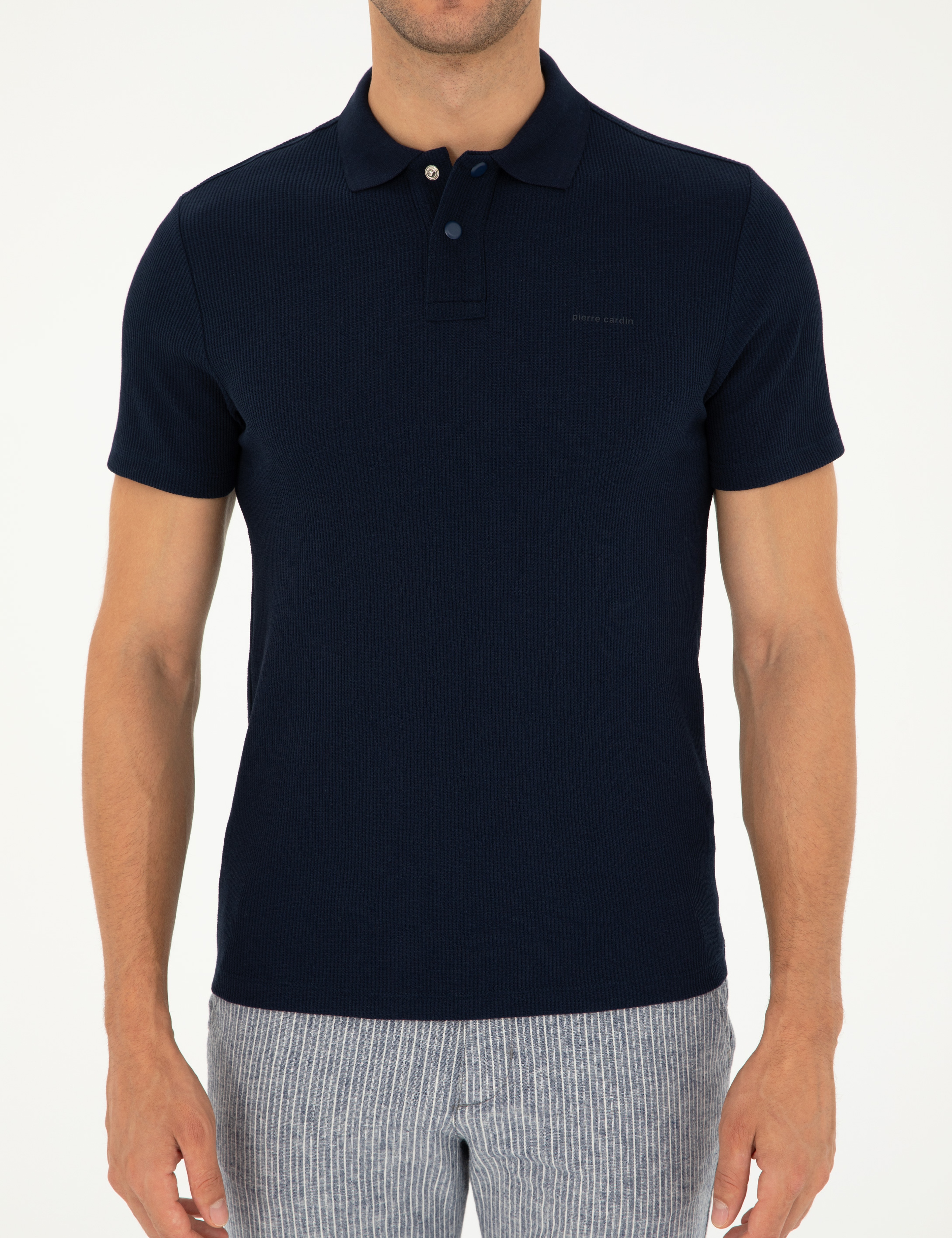 Lacivert Slim Fit Tişört - Image 6