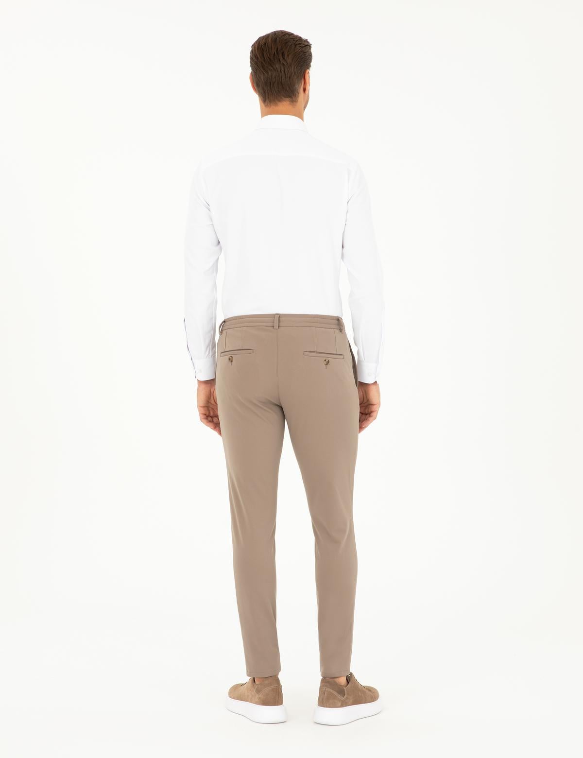 Bej Klasik Jogger Pantolon - 50294135086