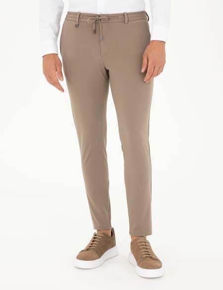 Bej Klasik Jogger Pantolon - 50294135086